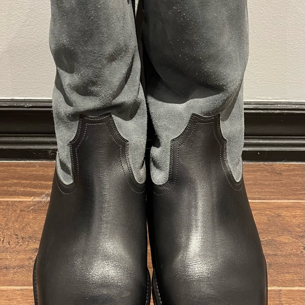 Salvatore Ferragamo Beige Fur-Lined Boots